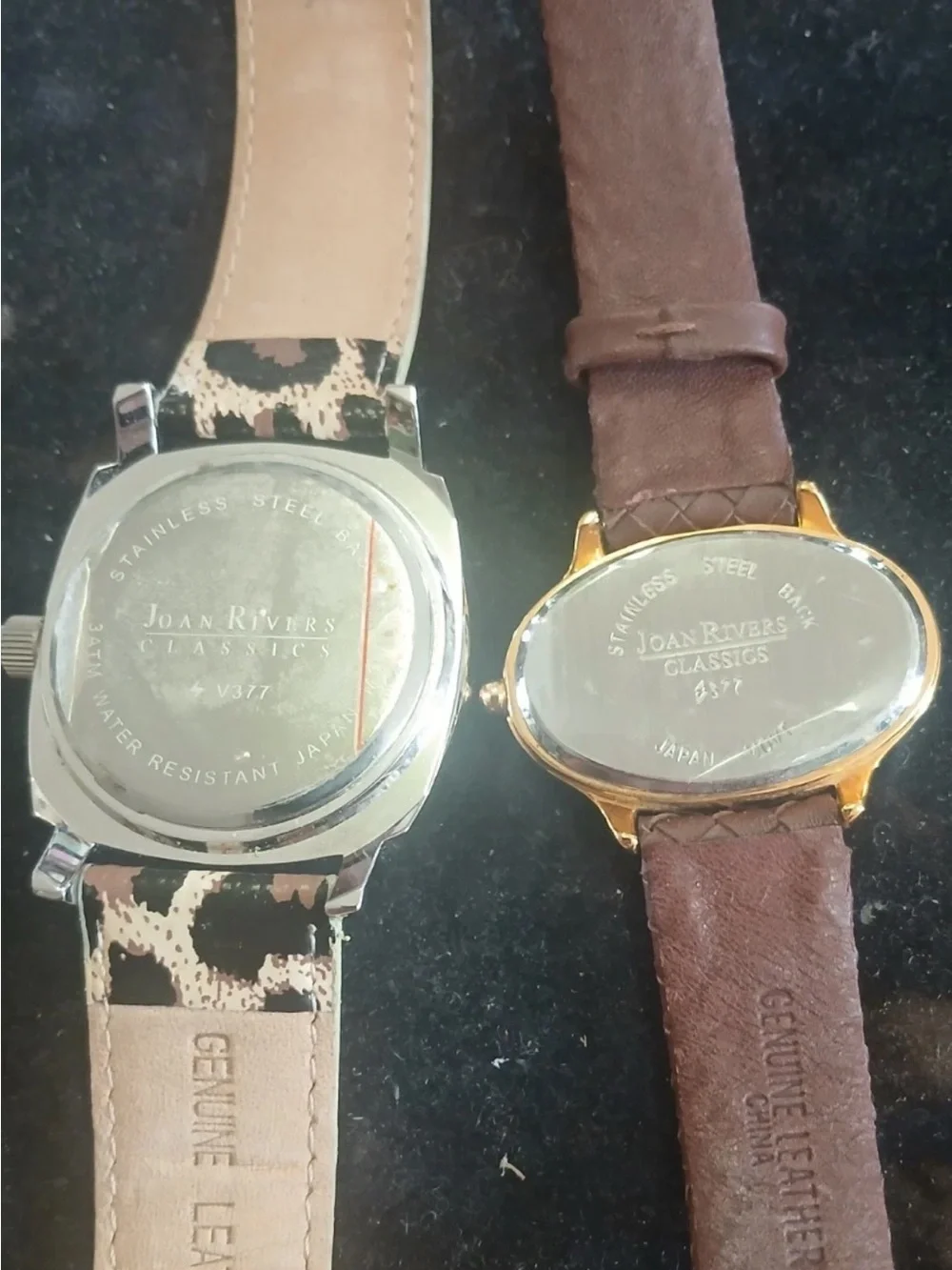 Lot of 2 Joan Rivers Classics Quartz Watches – *Both Need New Batteries